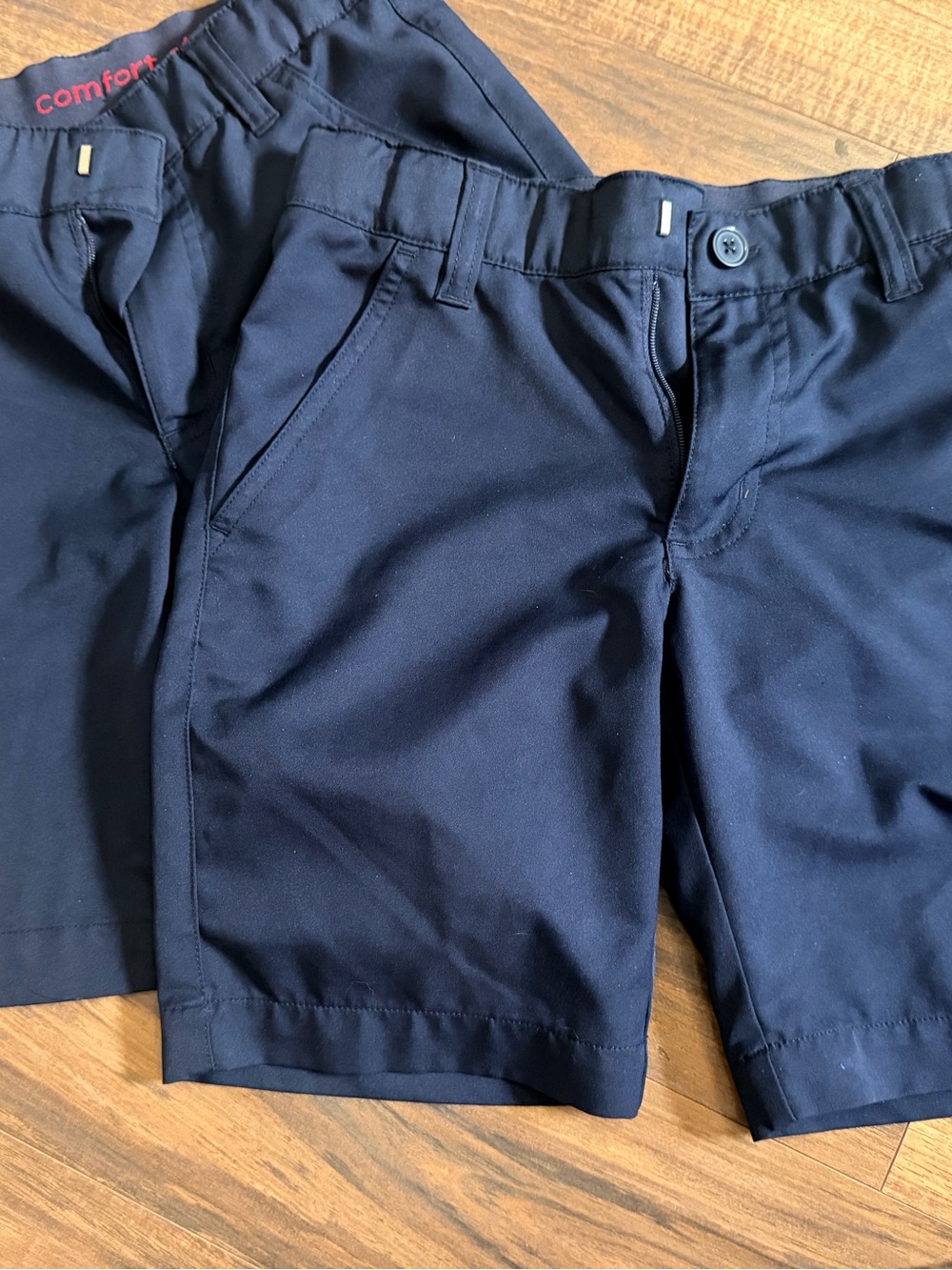 French Toast Navy Flat-Front Boys' Shorts